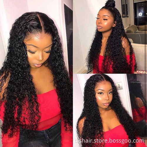 Hot Beauty Hair 4x4 Closure Wig Kinky Curly Brazilian Hair Vendors Front Lace Wig Human Hair Wigs